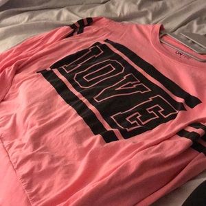 Pink love shirt